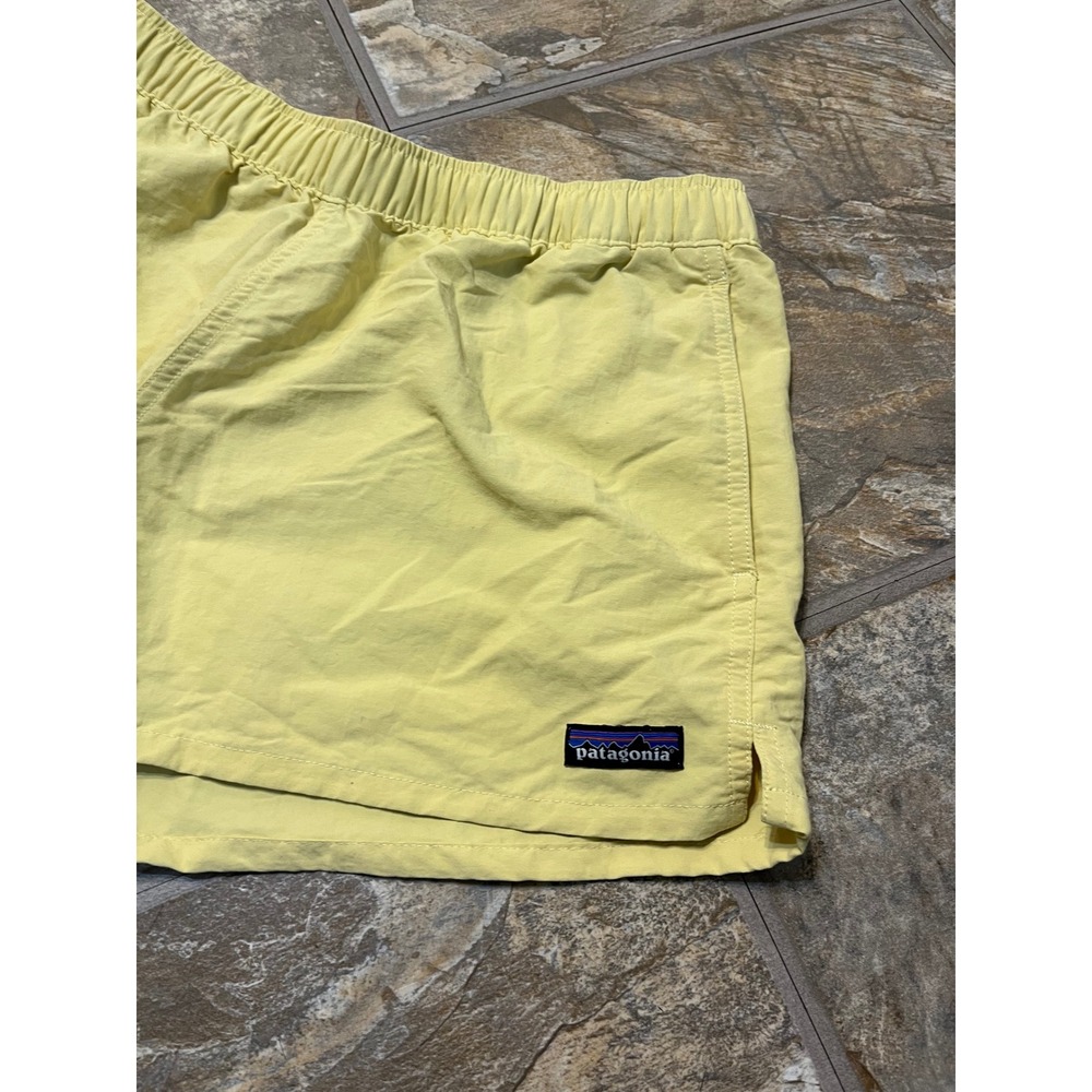 Patagonia Barely Baggies Shorts Womens M Yellow STY57044 Activewear - Picture 2 of 8